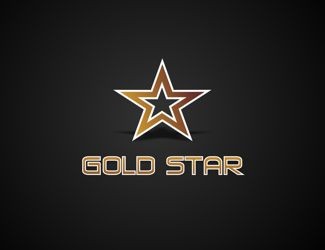 Projekt graficzny logo dla firmy online gold star