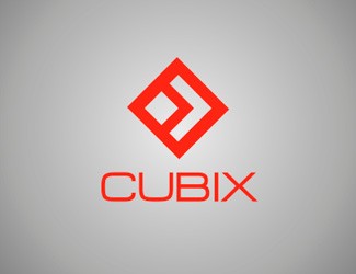 Projekt graficzny logo dla firmy online CUBIX
