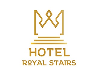 Projektowanie logo dla firm online Hotel Royal Stairs