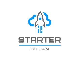 Projekt logo dla firmy STARTER | Projektowanie logo