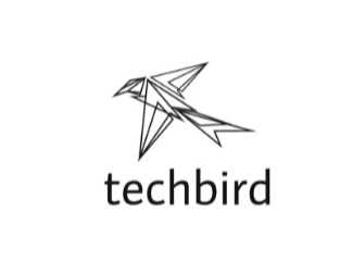 Projekt graficzny logo dla firmy online techbird