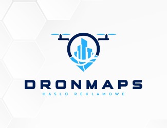 Projekt logo dla firmy DRONS | Projektowanie logo