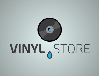 Projekt logo dla firmy Vinyl Store | Projektowanie logo