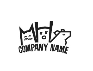 Projekt logo dla firmy Zwierzaki | Projektowanie logo