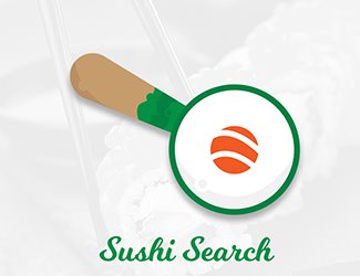 Projekt graficzny logo dla firmy online sushi search