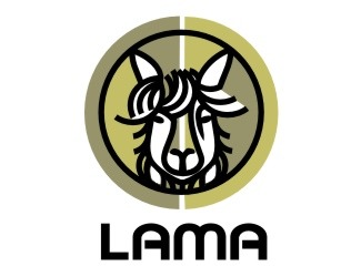 Projekt graficzny logo dla firmy online Lama