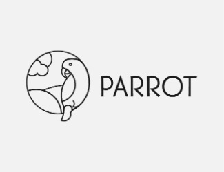 Projekt logo dla firmy Logo papuga | Projektowanie logo