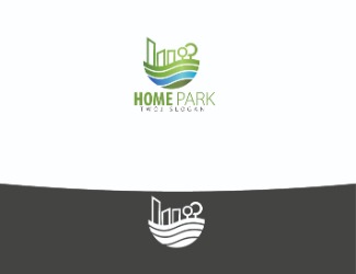 Projekt logo dla firmy Home Park | Projektowanie logo