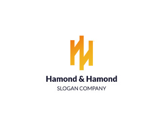 Projekt graficzny logo dla firmy online H&H