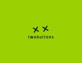 Projekt logo dla firmy two buttons | Projektowanie logo