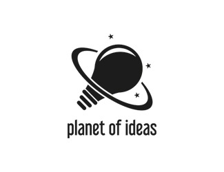 Projektowanie logo dla firmy, konkurs graficzny  planet of ideas