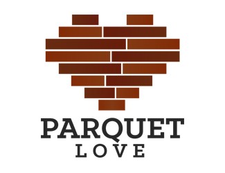 Projektowanie logo dla firmy, konkurs graficzny Parquet Love