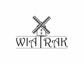 Projekt graficzny logo dla firmy online WIATRAK