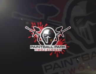 Projektowanie logo dla firm online Paintball Park