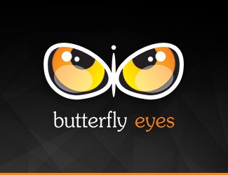 Projekt graficzny logo dla firmy online Butterfly Eyes