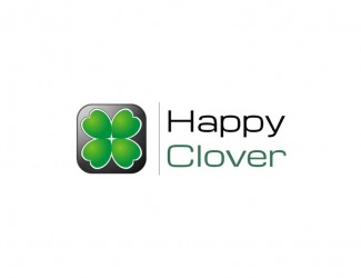 Projekt logo dla firmy HappyClover | Projektowanie logo