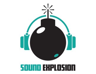 Projekt graficzny logo dla firmy online Sound Explosion