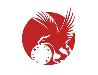 Projekt graficzny logo dla firmy online Round Eagle