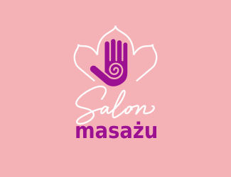Salon masażu - projektowanie logo - konkurs graficzny