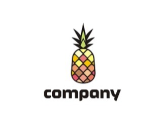 Projektowanie logo dla firmy, konkurs graficzny ananas