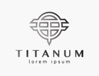 Projekt graficzny logo dla firmy online Titanum