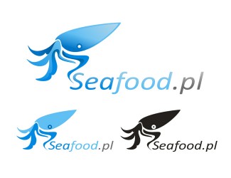 Projekt graficzny logo dla firmy online Seafood