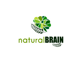 Projekt logo dla firmy naturalBRAIN | Projektowanie logo
