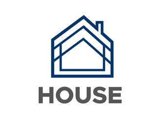 Projekt graficzny logo dla firmy online hhhouse