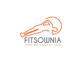 Projekt graficzny logo dla firmy online fitsownia