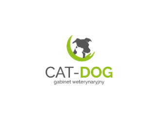 Projekt graficzny logo dla firmy online Weterynarz CAT & DOG