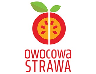 Projekt logo dla firmy Owocowa Strawa | Projektowanie logo
