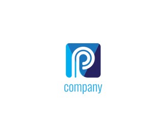 Projekt logo dla firmy litera p | Projektowanie logo
