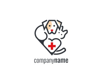 Projekt graficzny logo dla firmy online vet