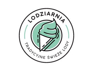 Projektowanie logo dla firm online lodziarnia