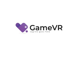 Projekt graficzny logo dla firmy online GameVR