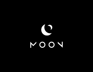Projekt graficzny logo dla firmy online moon