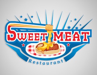 Projektowanie logo dla firmy, konkurs graficzny SWEET MEAT Restaurant
