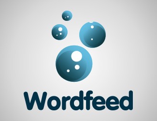 Projekt graficzny logo dla firmy online Wordfeed