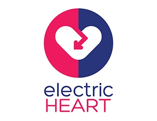Projekt logo dla firmy electric HEART | Projektowanie logo