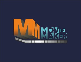 Projekt graficzny logo dla firmy online MM Movie Maker