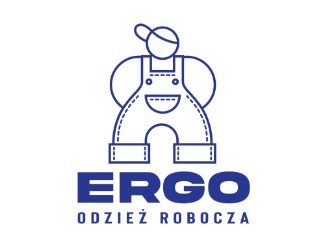 Projekt graficzny logo dla firmy online ERGO Odzież Robocza
