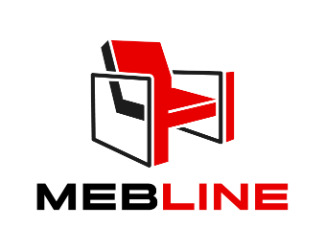 Projekt graficzny logo dla firmy online MEBLINE
