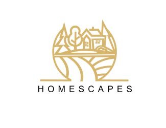 Projekt logo dla firmy Homescapes3 | Projektowanie logo