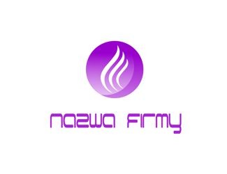 Projektowanie logo dla firmy, konkurs graficzny purple