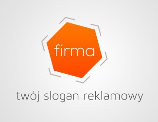 Projekt graficzny logo dla firmy online sześciokąt