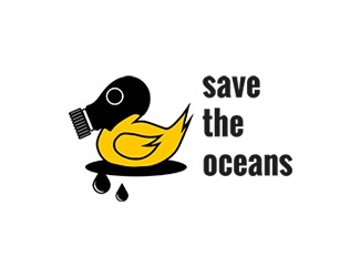 Projekt graficzny logo dla firmy online save the oceans