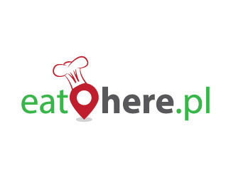 Projekt logo dla firmy Eat Here | Projektowanie logo