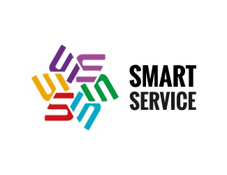Projekt logo dla firmy smart service | Projektowanie logo
