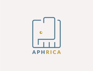 Projekt graficzny logo dla firmy online APHRICA