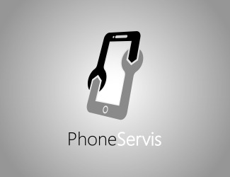 Projekt logo dla firmy Phone Servis | Projektowanie logo